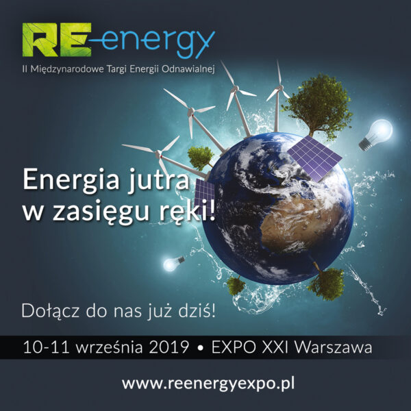 Międzynarodowe Targi Energii Odnawialnej RE-Energy plakat