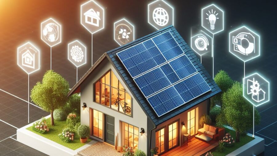 inteligentne zarządzanie energią, fotowoltaika w inteligentnych domach, smart home a energia słoneczna